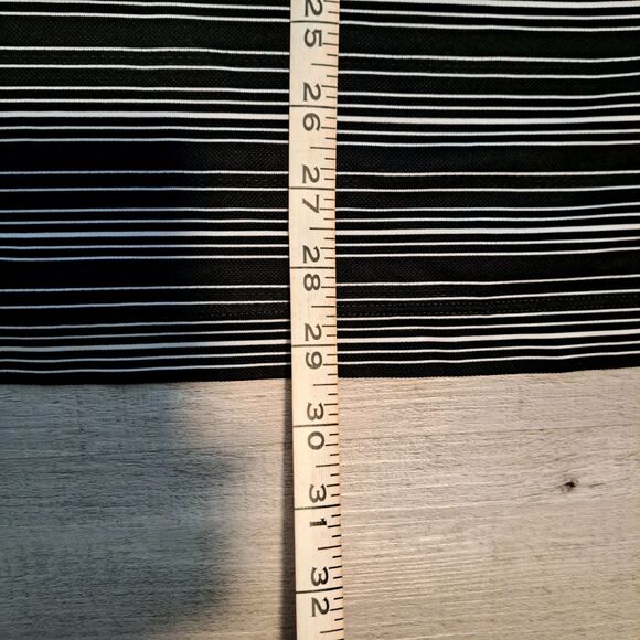 Nike Dri Fit XL Black White Striped Men's Golf Polo Shirt Athletic - Picture 7 of 10